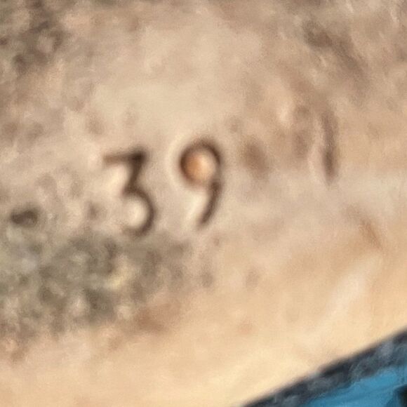 Herve Leger Blue Black High Heel Shoes Women’s Size 39 US 8.5 - Picture 8 of 9